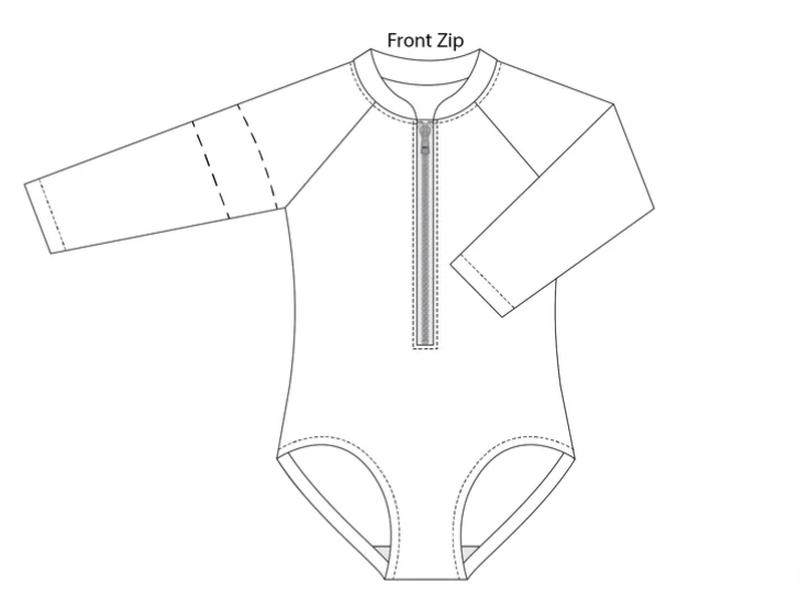 Sleeved zipsuit - Custom Design