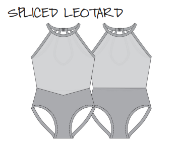 Spliced Front - Centre Stage Leotard