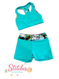 Crop and shorts combo